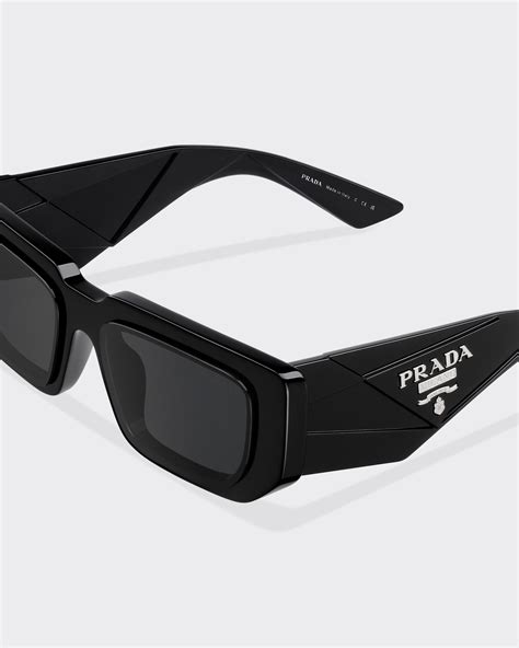 prada spr 54z|Slate Gray Lenses Sunglasses With Prada Logo .